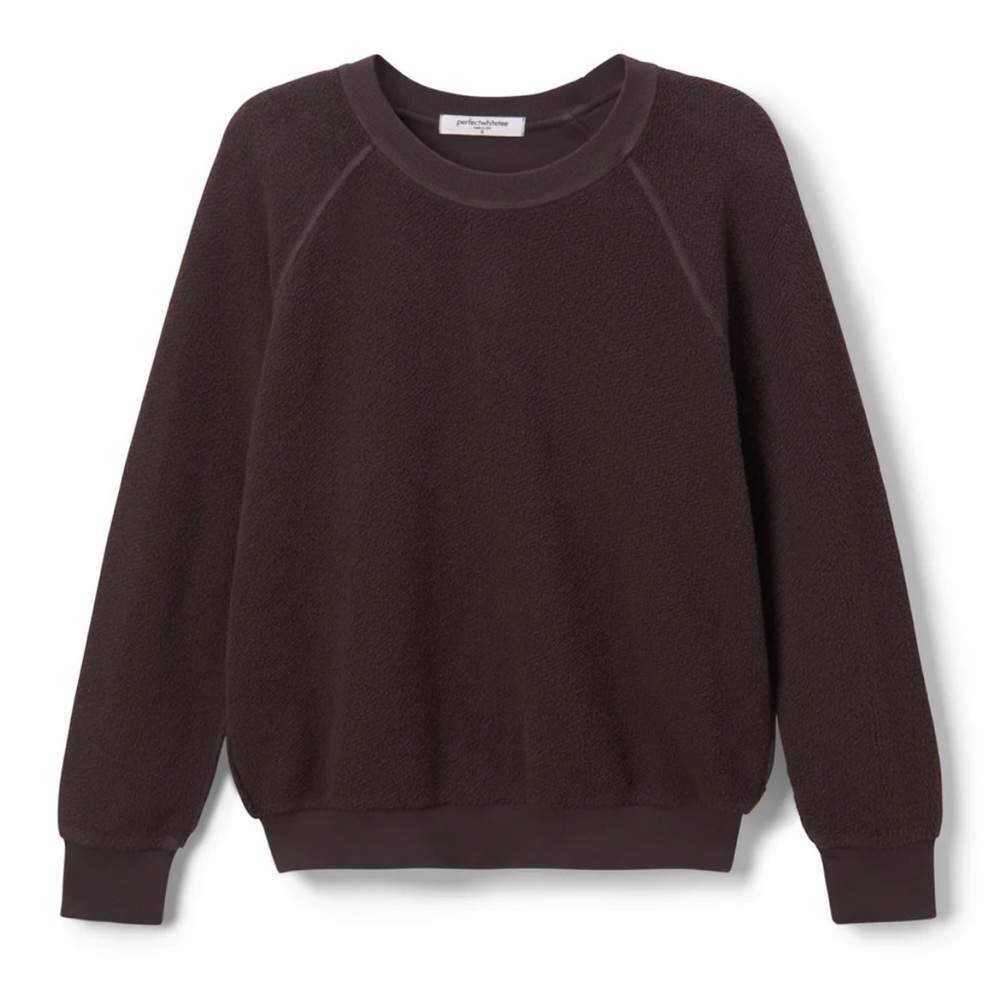 Perfectwhitetee Ziggy Fleece Sweatshirt Cocoa Brown XL